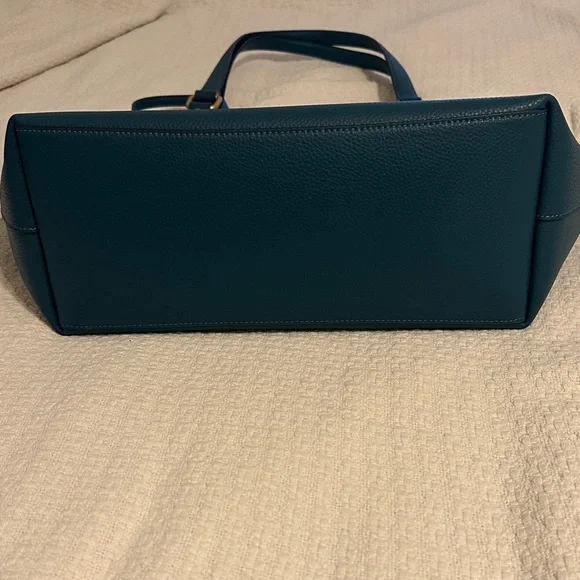 Coach Deep Teal Tote Bag - Picture 4 of 13